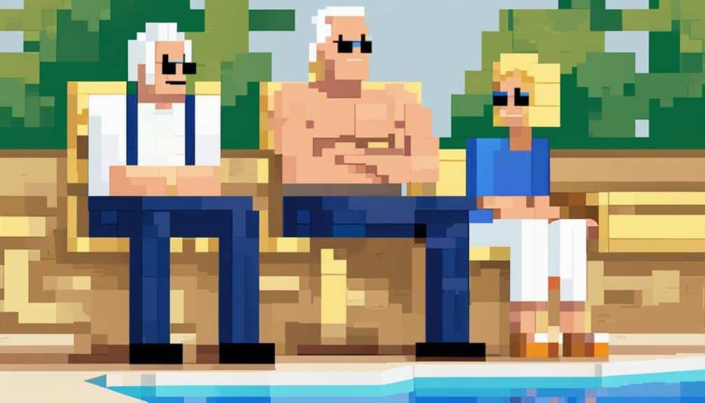 intense poolside argument unfolds