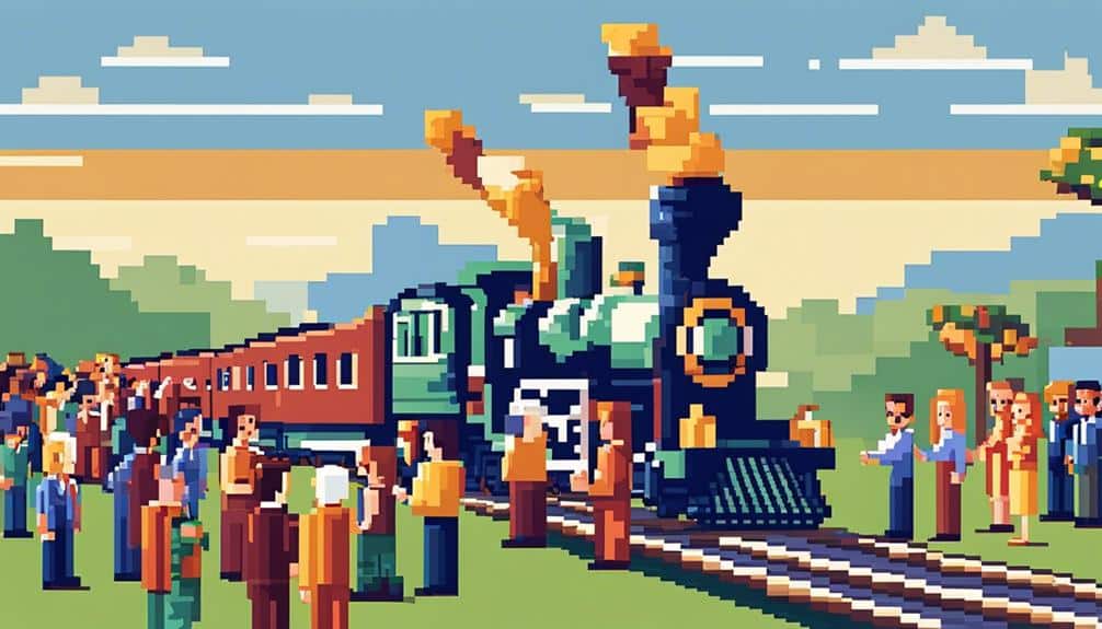 railroad connecting east west coasts